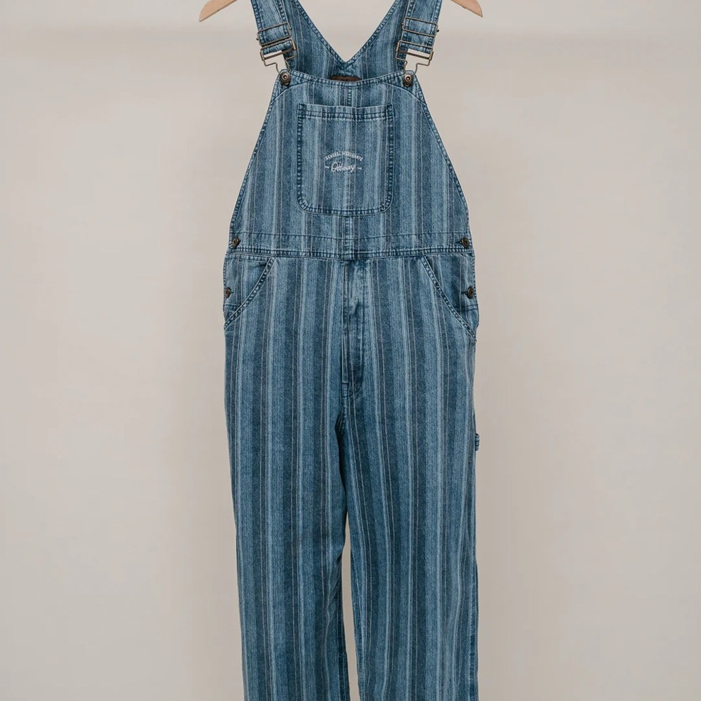 Ottway The Label Jagger - Washed Denim Overalls